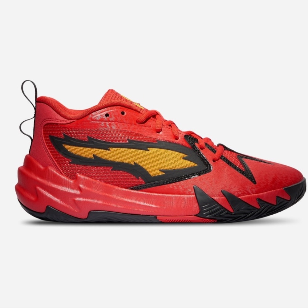 Scoot Henderson Puma Red with Black/Yellow Accents Athletic Shoes